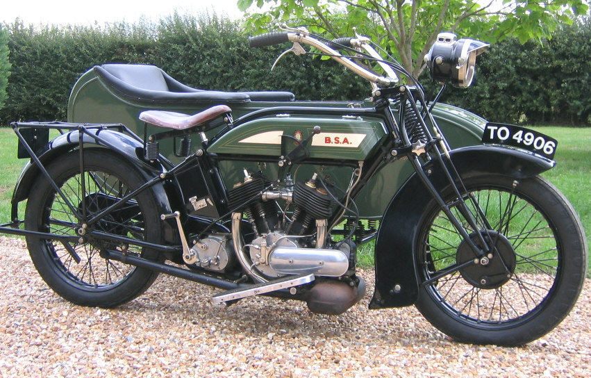 Bsa With Sidecar